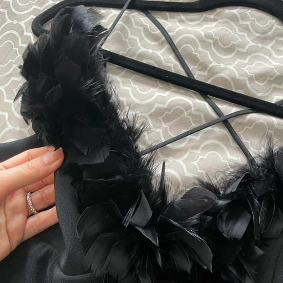 Holy Renfrew feather black dress NWT - Picture 3 of 11